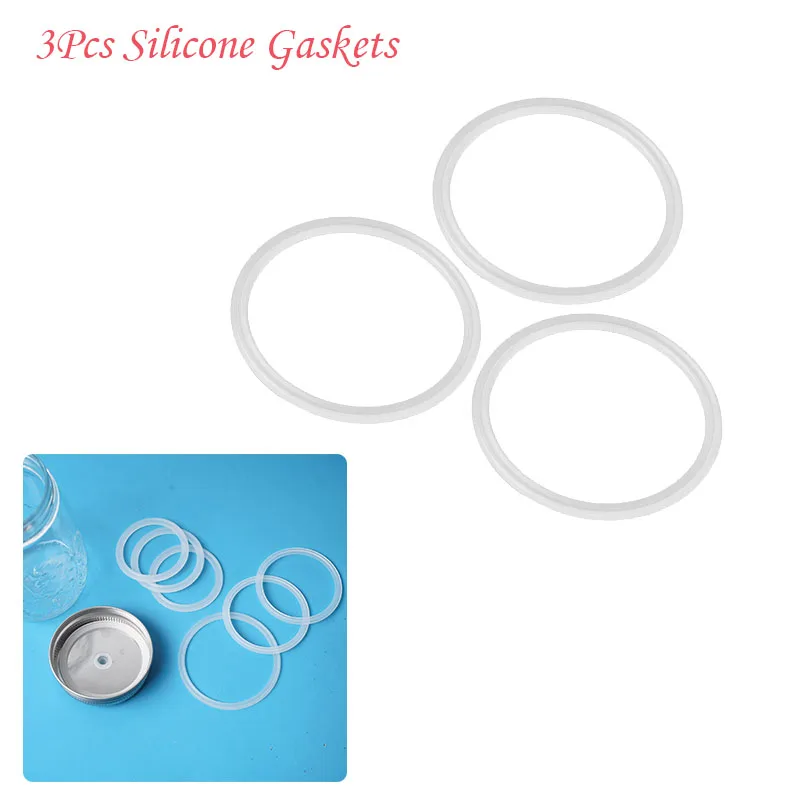 

3Pcs Silicone Sealing O Rings Gaskets Outdoor Vacuum Thermoses Sealing Ring Water Bottle Cover Cup Lids Seal Rings Leak-Proof