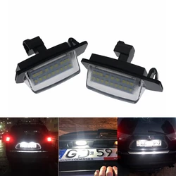 2Pcs Canbus 12V 18Led Number License Plate Light Lamp For Mitsubishi Outlander  XL(CW) 2006-2012 Lancer Sportback 2008 Assembly