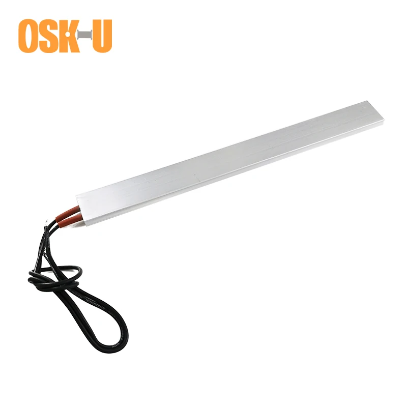 

200x21x5mm PTC Heater Element 220V Thermostatic PTC Electric Heater Plate 60/80/100/120/150 Celsius Degree PTC Heating Element