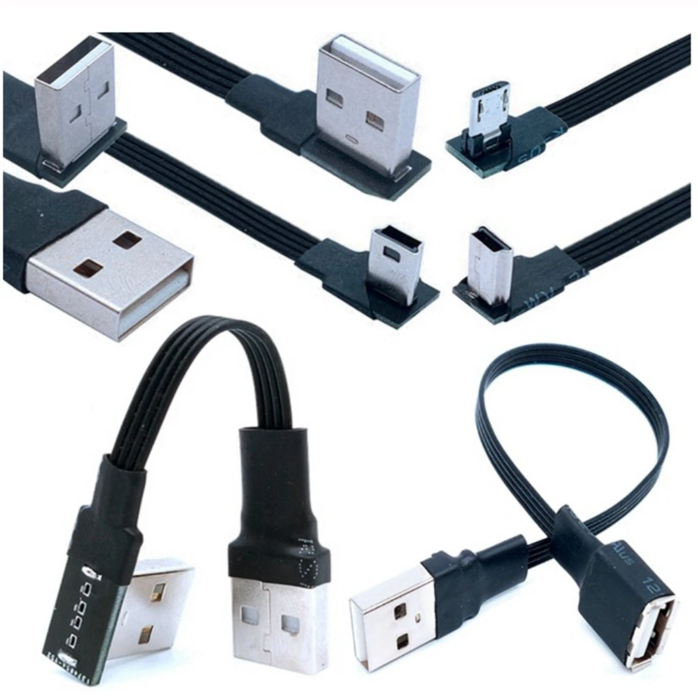 Dual дамыel Ellenbogen winkel USB 2,0 Typ A typ-eine 90 Grad Right angle Daten Kabel für Festplatte computer