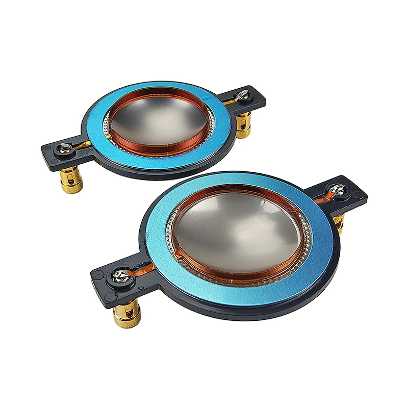 GHXAMP 2PCS 44.4mm TREBLE voice coil Speaker repair accessories Titanium Film Tweeter Voice Diaphragm DIY