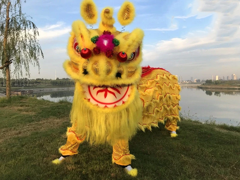 Chineses Lion Dance Costume traditional School party cosplay costume Adult size lion costumes