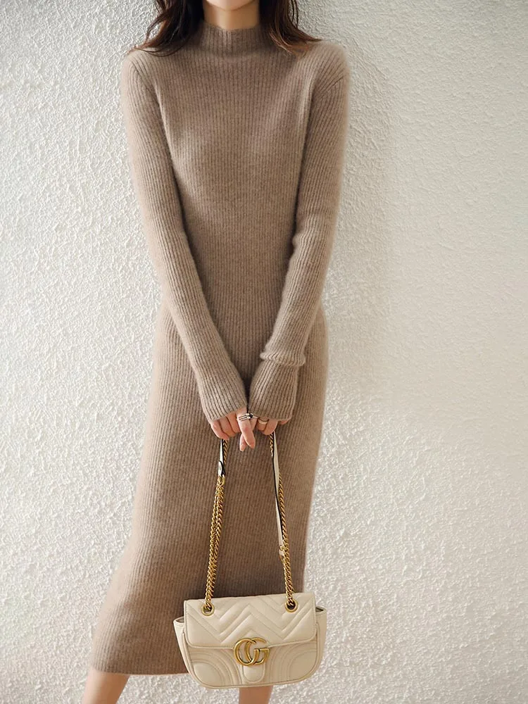 winter long sweater dress THE BEST SWEATER DRESSES FOR WINTER