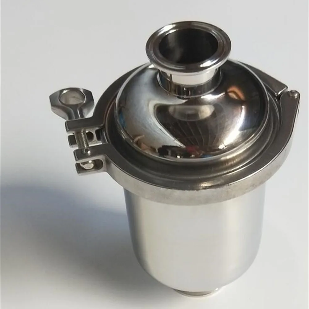 Long/Short Sanitary Inline Strainer Filter Fit 45/51mm Pipe OD Tri Clamp SS304 Stainless Steel Wine Filter Ferrule OD 64mm