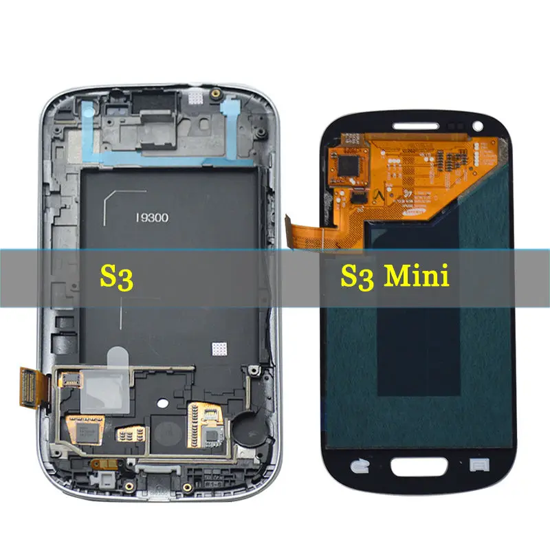 Tested For SAMSUNG Galaxy S3 LCD Display i9300 i8190 Touch Screen Digitizer Replacement For SAMSUNG Galaxy S3 Mini LCD Screen