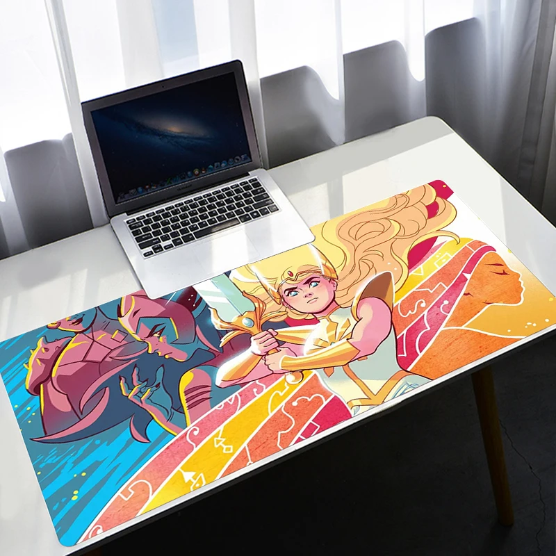 

The Princesses Of Power Anime Mouse Pad Gaming Keyboard Mousepad Xxl Speed Computer Accessories Table Pads Cute Girl Mausepad