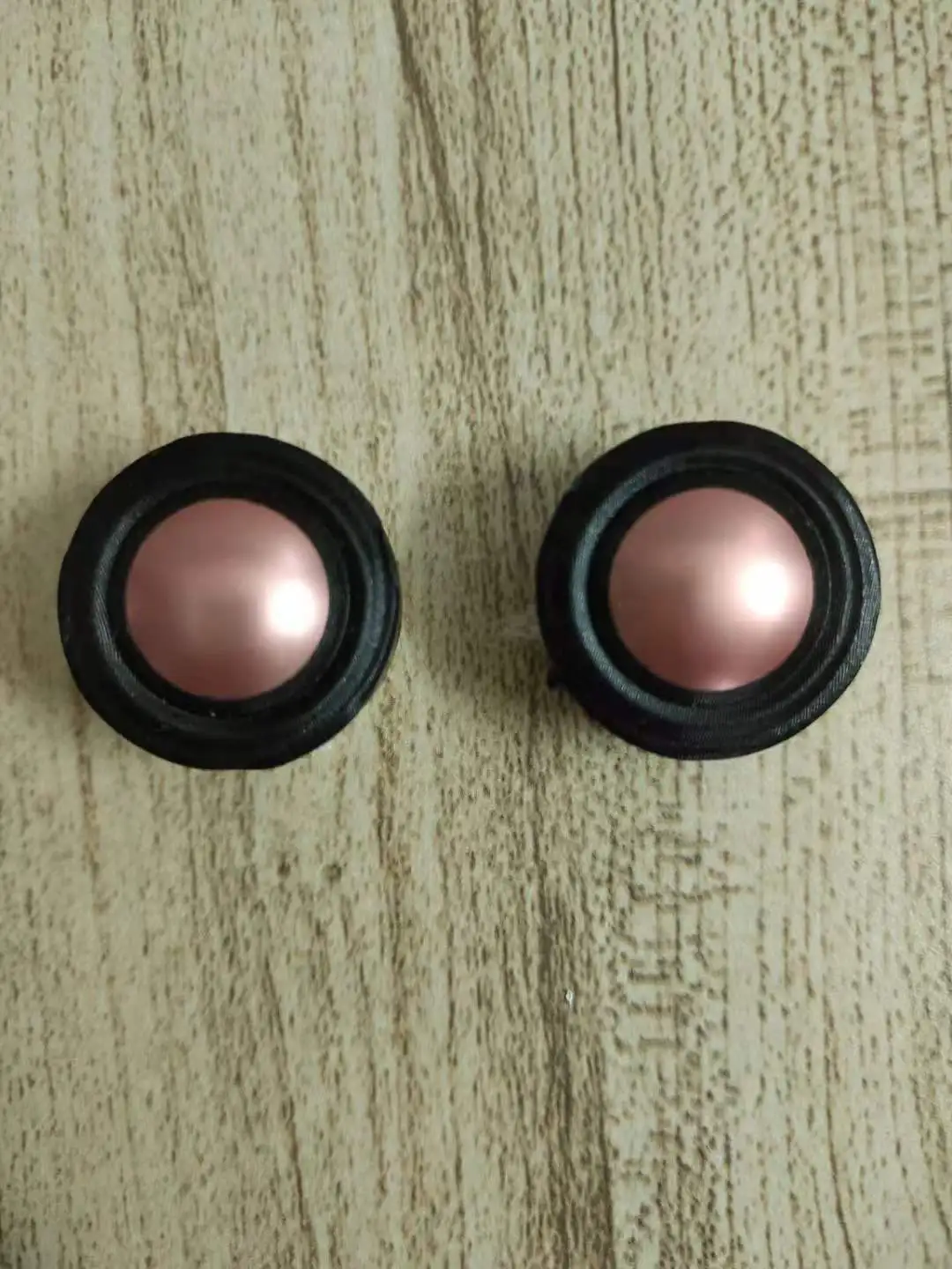 Altifalante HiFi Treble para Áudio Doméstico, Unidade de Altifalante Tweeter, Filme de Titânio Dourado, Boa Qualidade, DIY, 2 Way, 4ohm, 5W, 1 in, 2 PCs