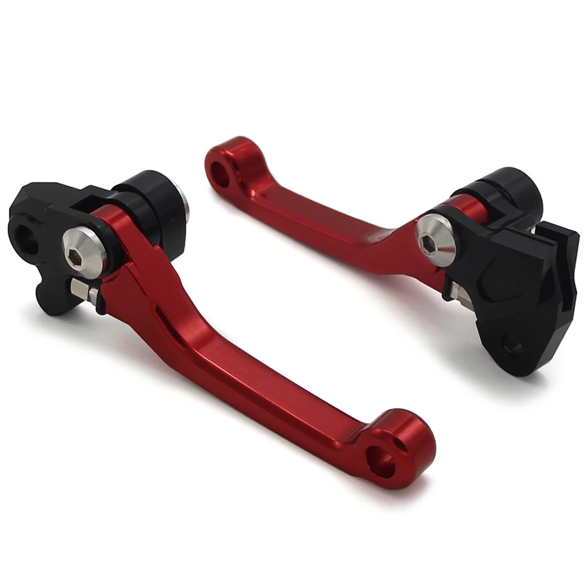 2 Pcs Aluminum Motorcycle Handle CNC Clutch Brake Lever For Yamaha YZ125 YZ250 YZ250F WR400F YZ426F YZ450F 2001 2002 2003-2007