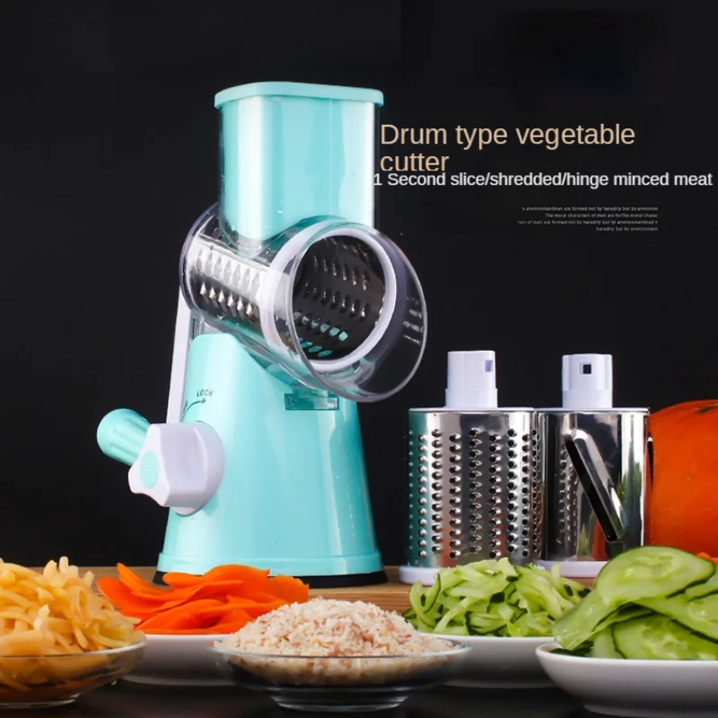 

Multifunctional Rotary Grater Vegetable Shredder Slicer Fruit Machine Potato Vegetable Cutter Kitchen Tool