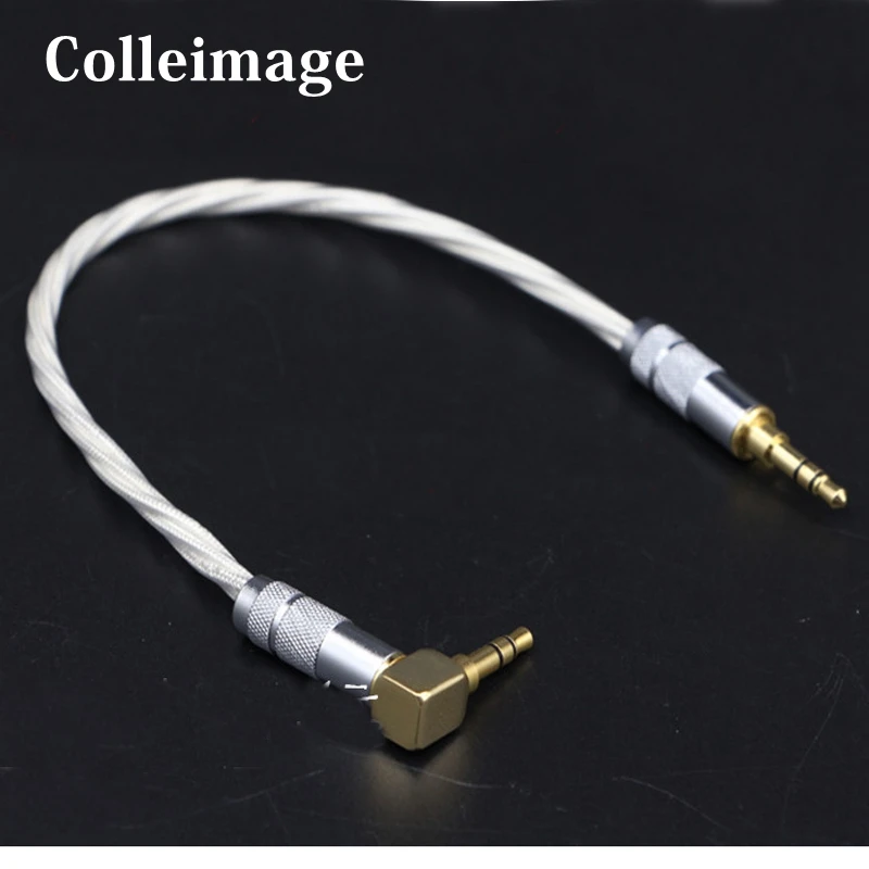 hifi cable Stereo Audio 3.5mm to 3.5mm Male 3 Line In Car Aux Cable Headphone Amplifier