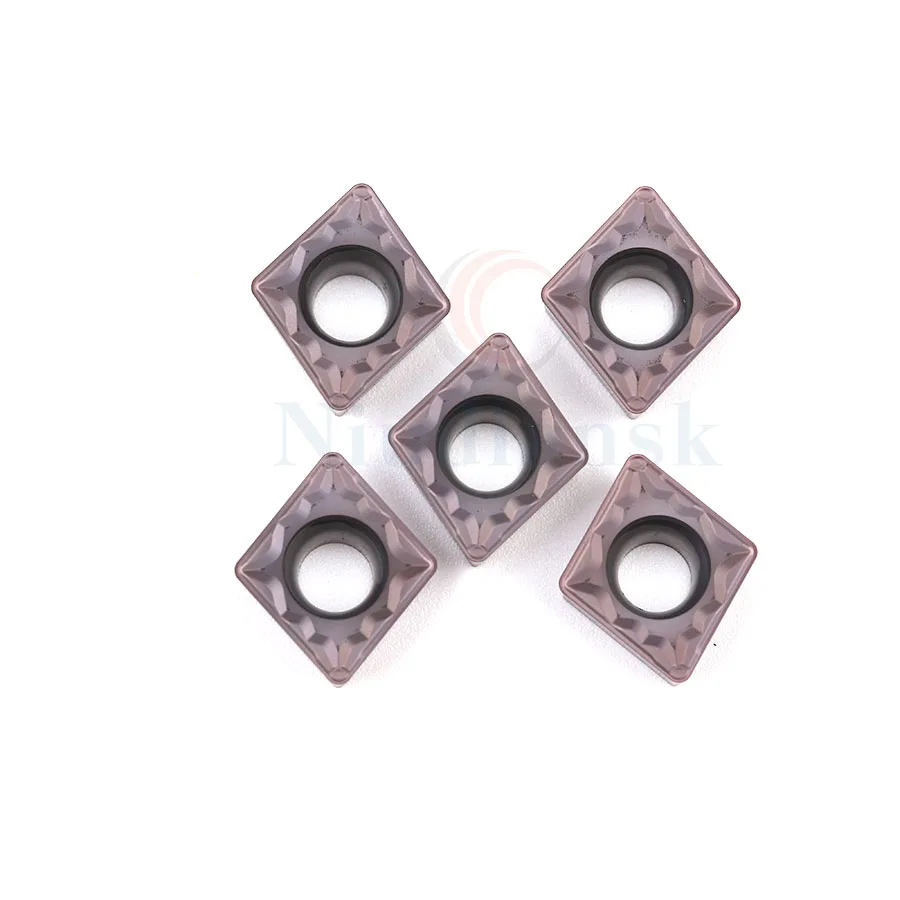 Insertos de carburo CCMT09T308 HMP PC9030, herramientas de torneado de torno CNC CCMT09T304 HMP PC9030, herramienta de torneado de agujero interior, para acero inoxidable