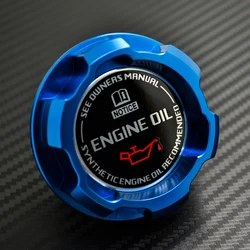 Blue  Aluminum ENGINE Oil Cap For Ford Focus 2000-2014 2016-2018 25689CH