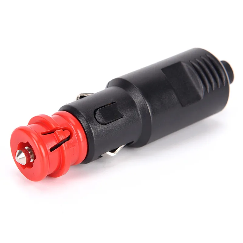 Hot! Universal 12V-24V Car Cigarette Lighter Plug Socket Power Plug Connection Male Adaptor Connectors