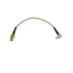 Pigtail SMA hembra a conector macho TS9, Cable Coaxial RF, RG316, RG174, RG178, 15CM, 1 unidad