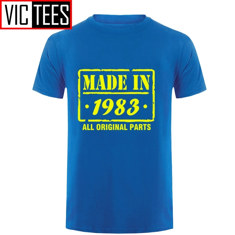 Men 35rd Birthday T Shirt Made In 1983 Mens Funny T SHIRT mens clothing