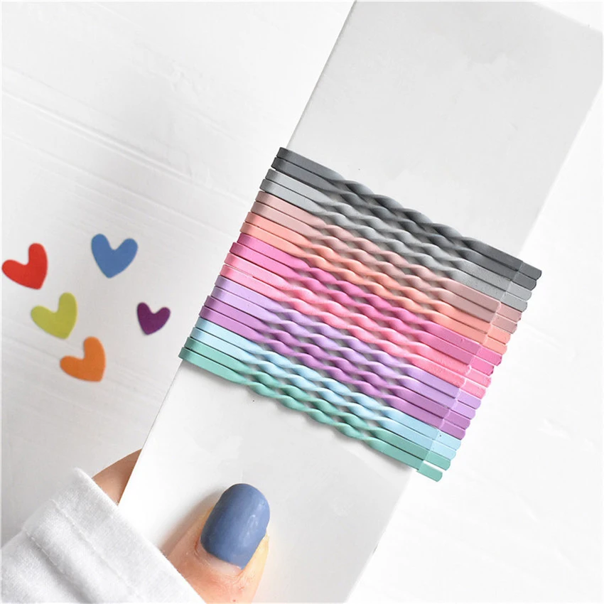 20 Cái/bộ Nhiều Màu Sắc Kẹp Tóc Nổ Kẹp Tóc Sóng Hairgrips Barrette Trang Điểm Mũ Đợi Đầu Đa Năng Tạo Kiểu Tóc BB Kẹp Mũ Đội Đầu Phụ Kiện