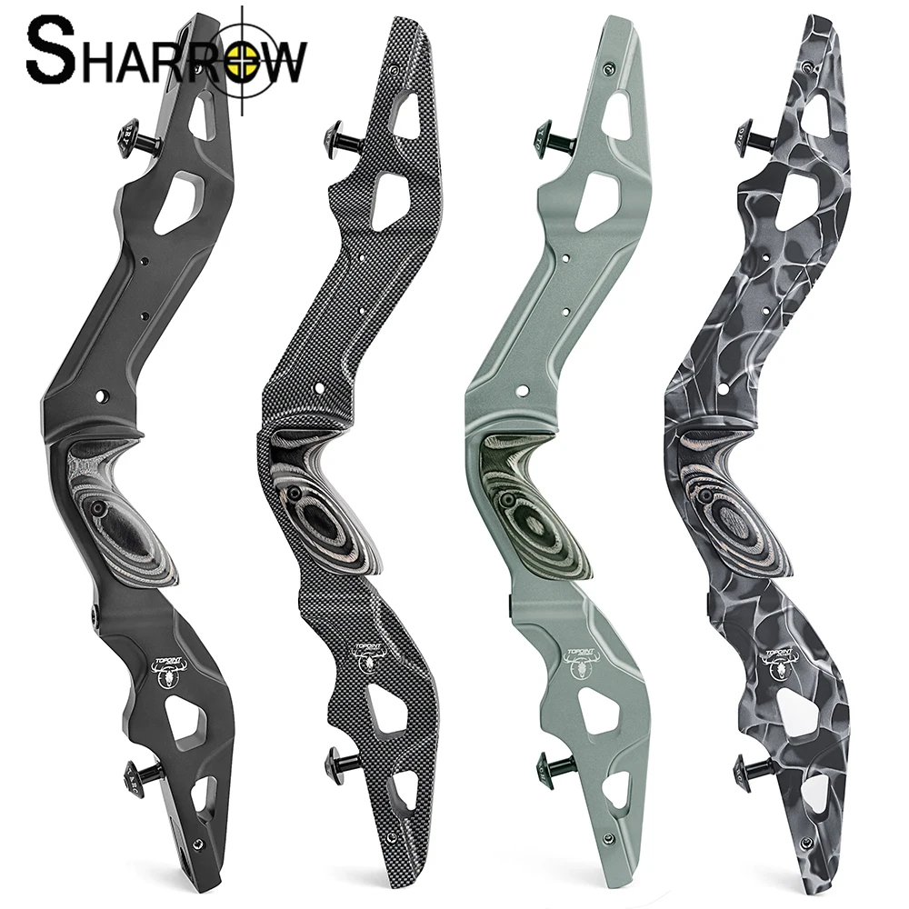 

1pcs American Hunting Bow Metal Handle Archery Bow Outdoor Archery Bow Riser Competitive Recurve Bow Smoke Gray, Black