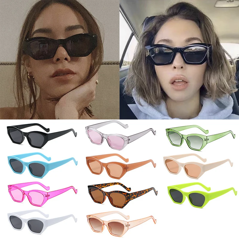 

11 Color Vintage Rectangle Leopard Wholesale Sunglasses Women Men High Quality Green Frame Sun Glasses Shades for Vendors Oculos