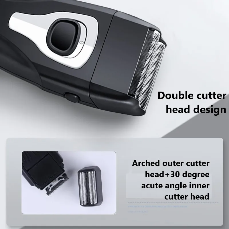 มีดโกนใบมีดเปลี่ยนหัวโกนสำหรับเครื่องโกนหนวดไฟฟ้า KM-1103ตาข่ายมีดโกนใบมีดสุทธิ Original Beard โกนหนวดอะไหล่