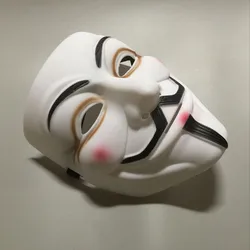 1Pcs/set  Halloween Party Mask V for Vendetta Mask Bape Full Face Mask Anonymous Guy Fawkes Fancy Dress Adult Costume 1pc