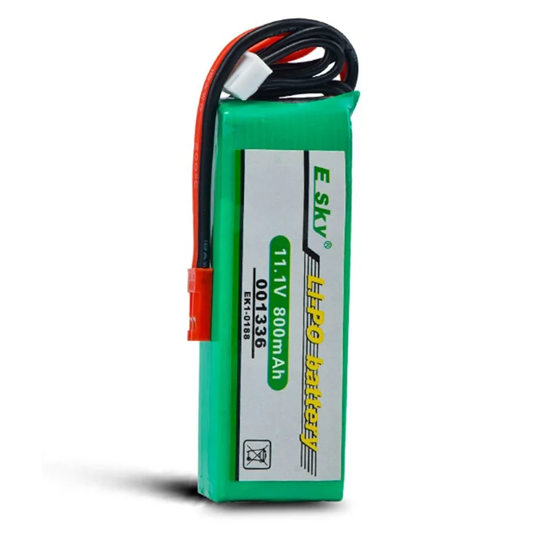 800mAh 11.1V Li-Po Battery with charger for Esky EK1-0188 001336 Big LAMA E020/E515A Helicopter for Model airplane