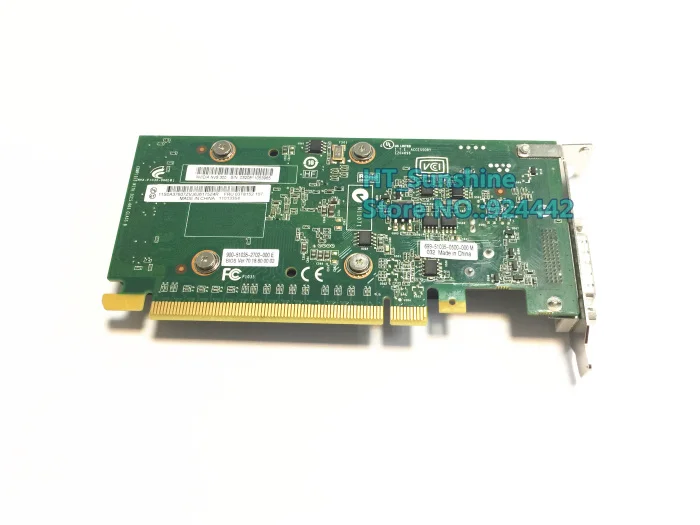 Imagem -04 - Suporte de Perfil Inferior Quadro Nvidia Nvs300 512m Ddr3 Pcie Placa de Vídeo Gráfica com Cabo Dms59 de Alta Qualidade