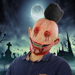 Scary Fish Mouth Latex Mask Murloc Bloody Full Face Carnival Costume Masquerade Adult Party Cosplay Costume Mask Halloween Props