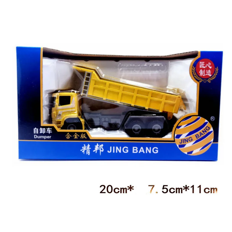 1:60 alloy heavy-duty transport dump truck model,high-quality truck construction vehicle toy,original packaging gift