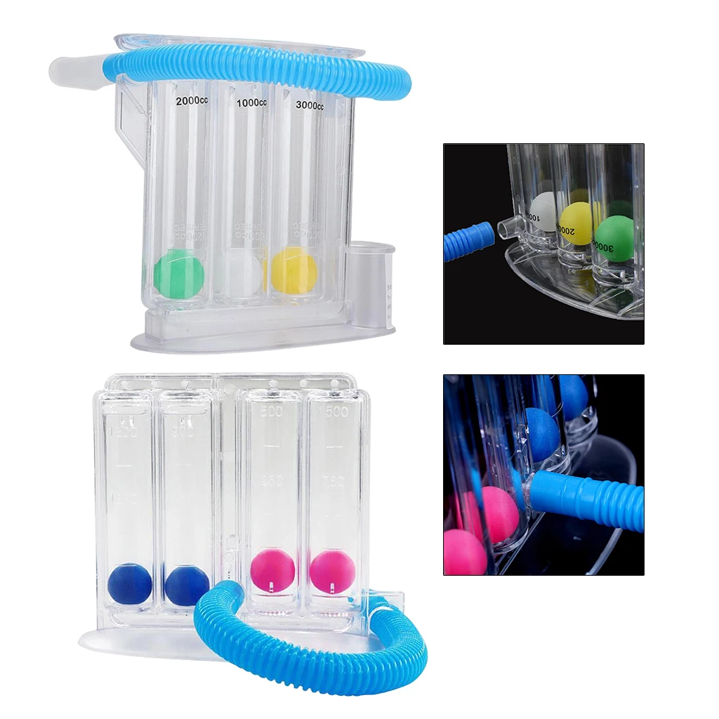 Lung Deep Breathing Trainer Exerciser Device Apparatus Incentive Spirometer Breathing Treatment Machine Breathing Trainer