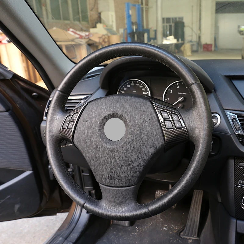 2 шт. для BMW X1 E84 2010-2013 для BMW E90 E92 3 серии 2005-2012 ABS хромированные кнопки на рулевое колесо аксессуары на раму