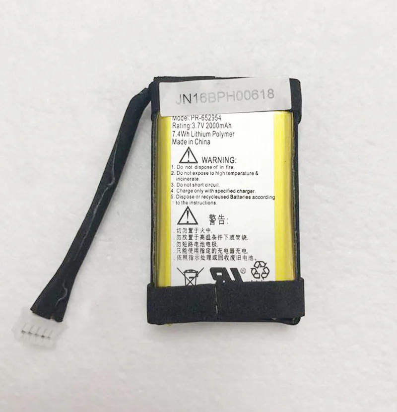 original 2000mah AAA+ battery for JBL flip 2 PR-652954 JN151PH13849 batteryuilt-in Li-ion bateria Li-Polymer Batterie