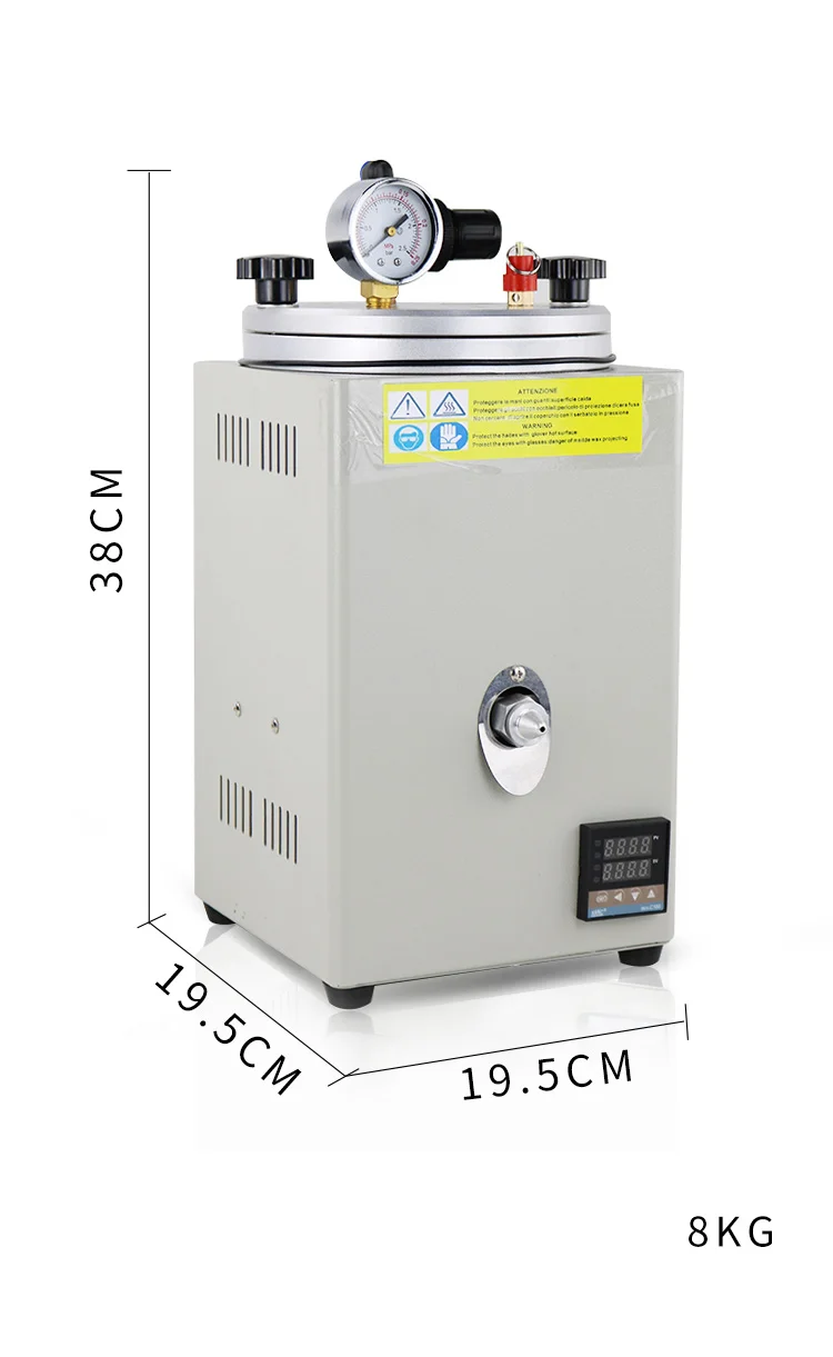 Imagem -06 - Máquina de Injeção de Cera para Equipamentos de Jóias Máquina de Fundição Molde de Derretimento Ferramenta de Fabricação de Ouros 220v