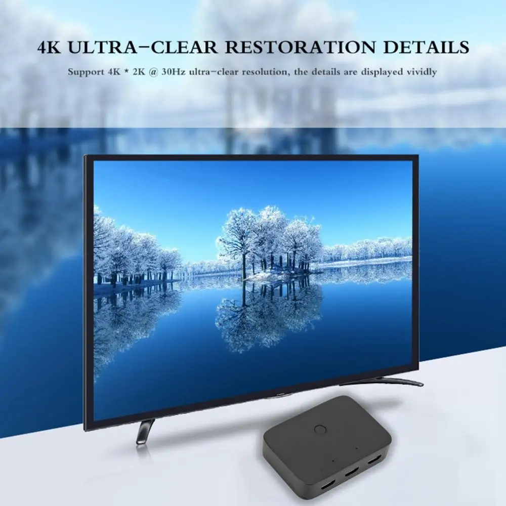 Bluelans 2 Port kompatibel KVM Switcher Splitter PC Mouse Keyboard Perangkat Berbagi Cetak USB