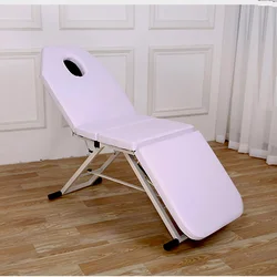 Mesa de massagem dobrável sofá de massagem dobrável-cama cama de mesa spa tatuagem sofá salão de beleza 4 seção mesa de massagem