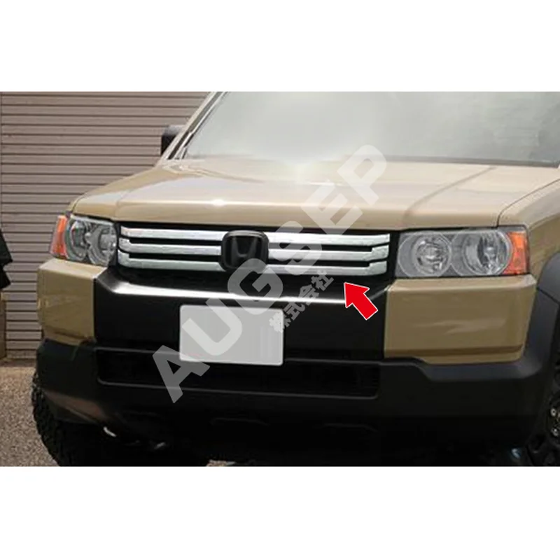 Durable Car Accessories Chrome Trim for Honda Crossroad Rt1-4 Stainless Steel Car Grille Trim Cover Auto Styling Sticker