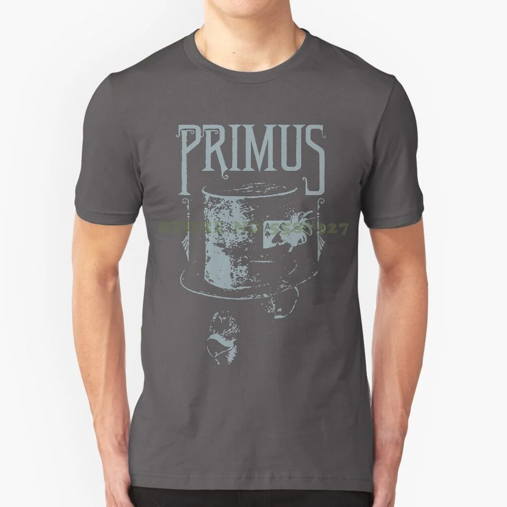 Authentic Primus Monkey In Top Hat Slim-Fit T Shirt Coal S M L Xl New Sale 1 Cotton T Shirt