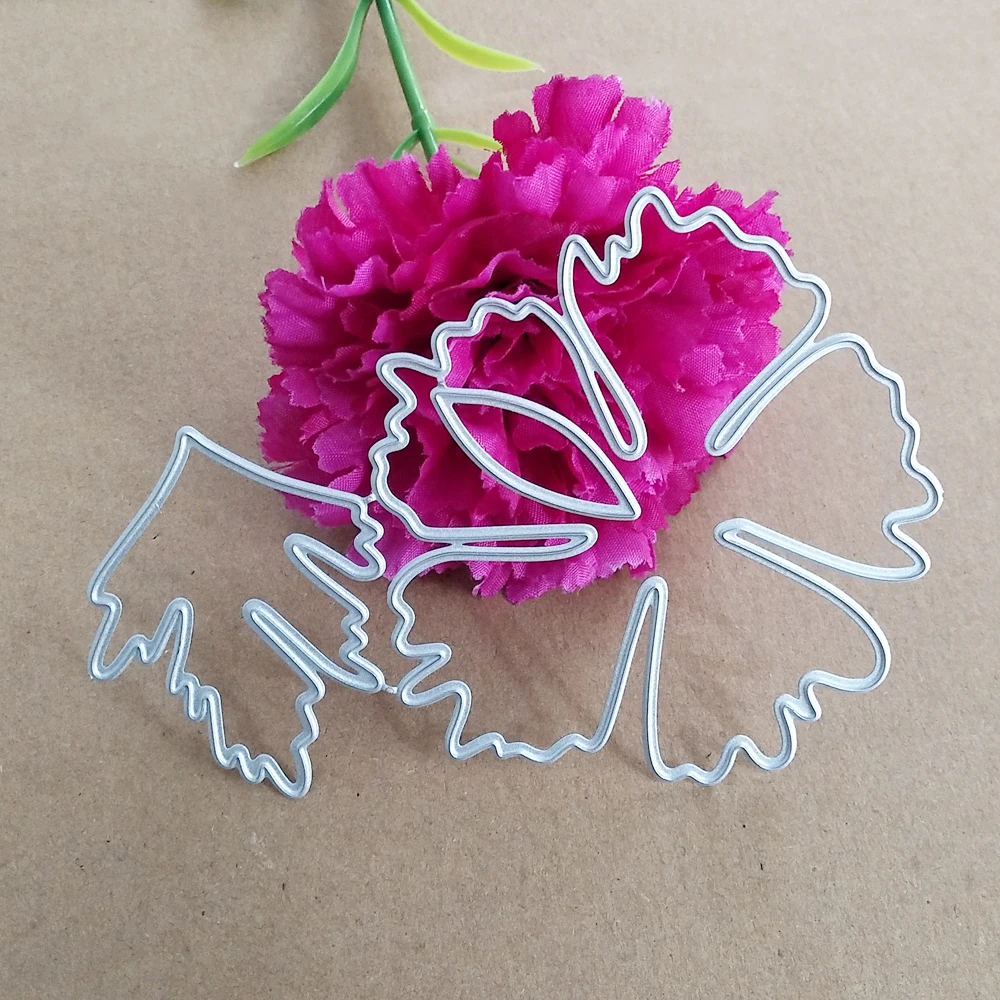 Beautiful Chicken male Flower and Flower combination Decoration Metal cutting Die scrapbook Paper knife Die stamping Die New Die