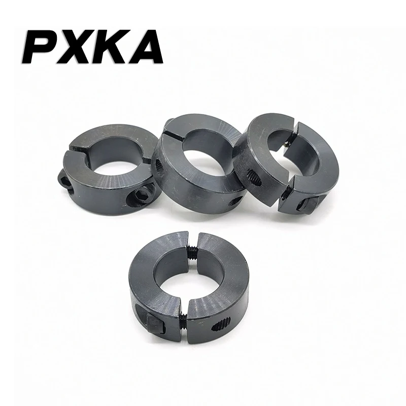 2PCS SCSP Optical Shaft Fixing Ring No. 45 Steel Carbon Steel Separate Fixing Ring Limit Ring Locking Collar Fixing Ring Iron