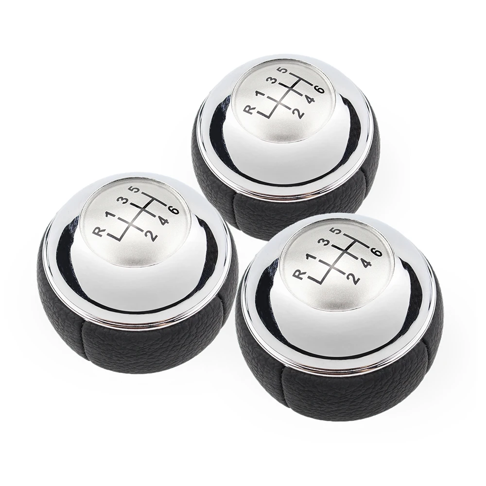 

5 Speed and 6 Speeds Car Gear Shift Knob Shifter Lever Handle Ball Chrome Manual For Mini R50 2000-2006 Cabrio R52 2002-2008