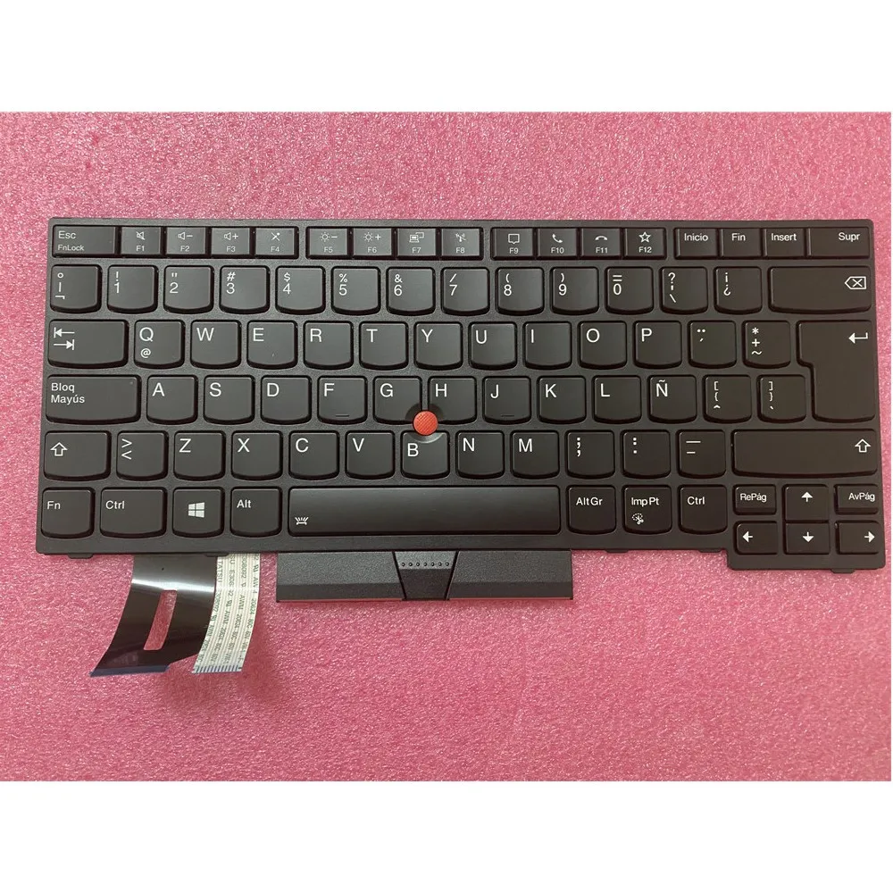 

New Original laptop Latin LA Backlit Keyboard for Lenovo ThinkPad T14 P14s Gen 1 Gen 2 Keyboard