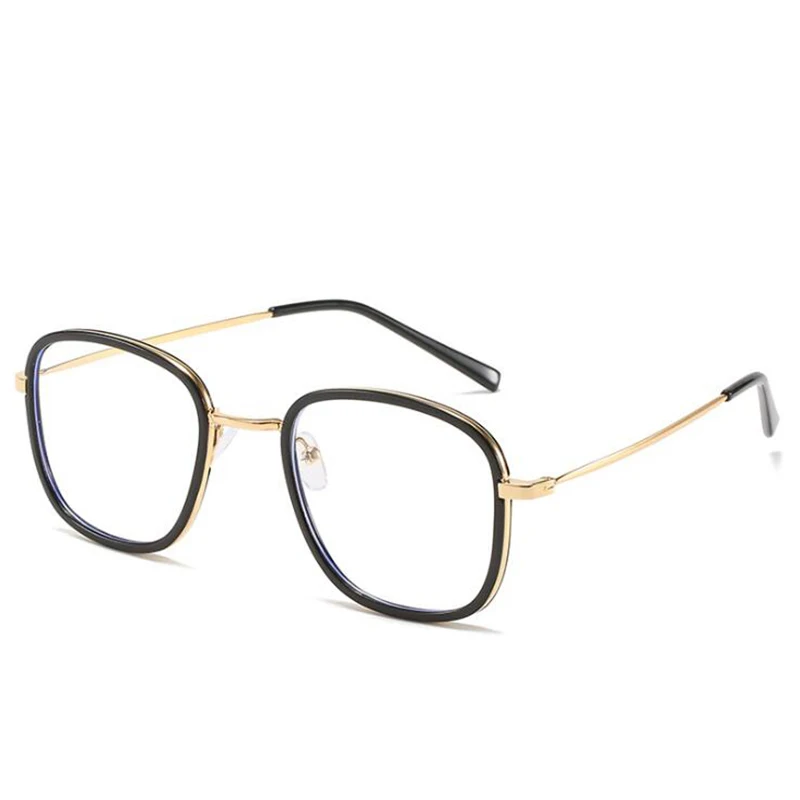 Finished Myopia Glasses Women Men Square Myopia Eyeewar Prescription Glasses for Sight Minus -0.5 -1.0 1.5 to -6