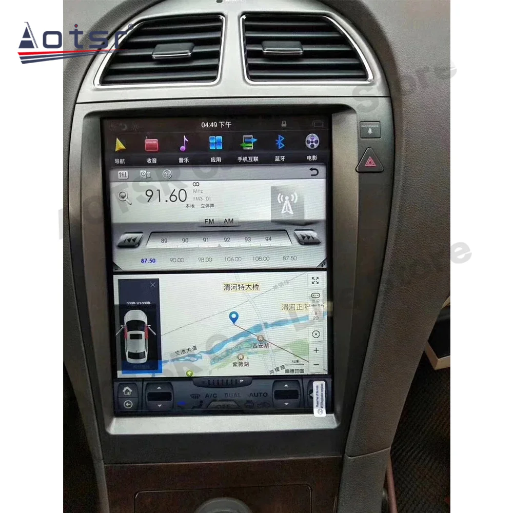 8+256G Tesa- Screen Android 12 Multimedia Radio For Lexus ES ES240 ES350 2006 2007 2008 2009 2010 2011 2012 GPS Player Head Unit