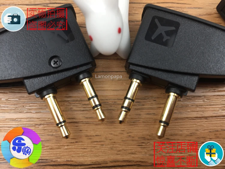 المحمولة 3.5 مللي متر طائرة التوصيل محولات ل Bose QC15 QC3 إلغاء الضوضاء الطيران الصوت التوصيل ل Bose QC25 QC35 سماعة محول