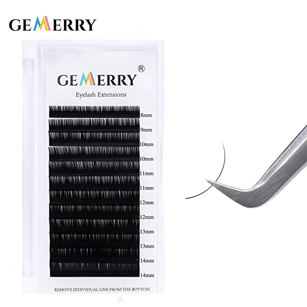 Handmade Professional Individual False Eyelashes Extension 8-20mm Faux Mink Cilios Supplies Wholesale Korea Silk Natural Lashes