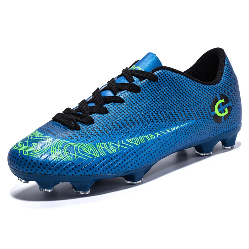 Watermonkey Volwassenen Mannen Voetbal Schoenen Lange Spike Voetbalschoenen Outdoor Lawn Ag Schoenplaten Schoenen Lage Top Training Voetbal Sneakers