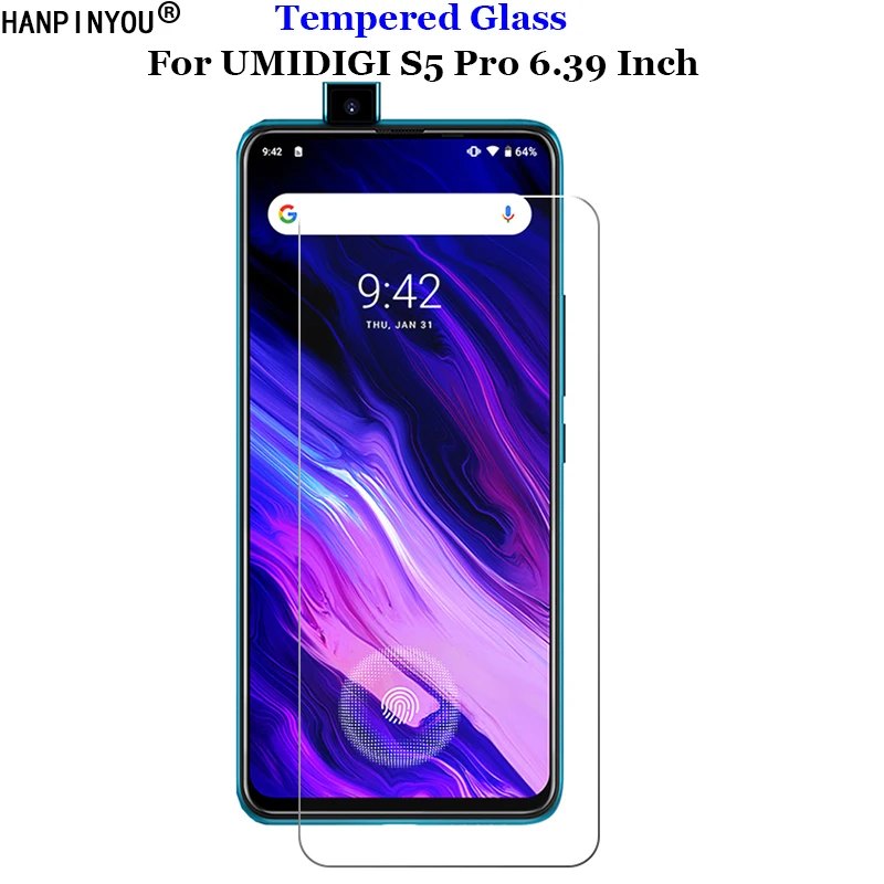 

For UMIDIGI S5Pro Tempered Glass 9H 2.5D Premium Screen Protector Film For UMIDIGI S5 Pro 6.39"