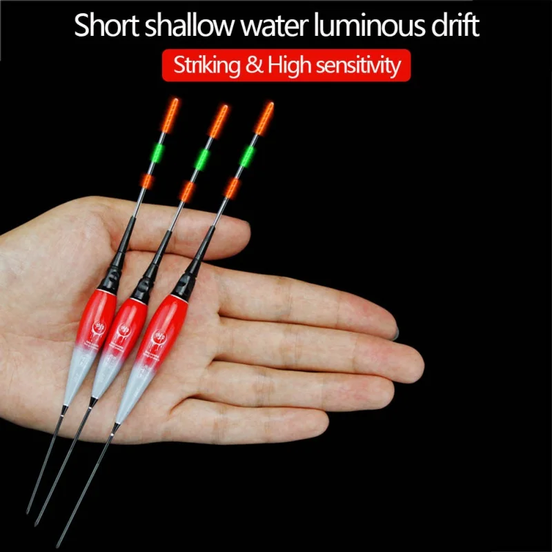 Fishing Float Special Light LED Luminous Floats High Brightness Fishing Bobbers High Sensible Electronic Floats Long Tail Slip Y