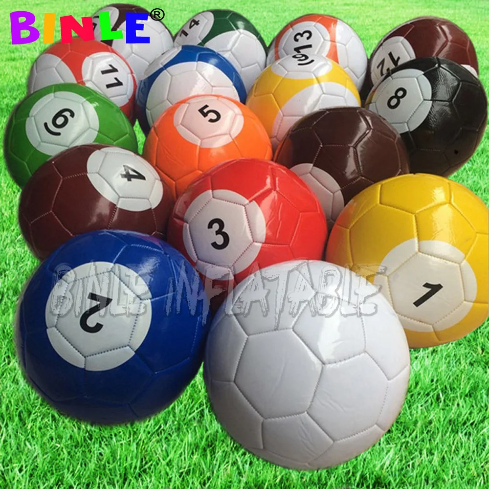 Funny Billiard Sport game inflatable football snooker table,soccer pool table for outdoor amusement park