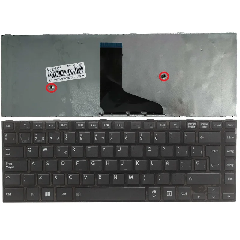 NEW Spanish laptop keyboard FOR Toshiba L45-A L45D-A L45T-A L40-A  L40D-A L40DT-A C40D-A C40-A C45-A C45D-A SP keyboard