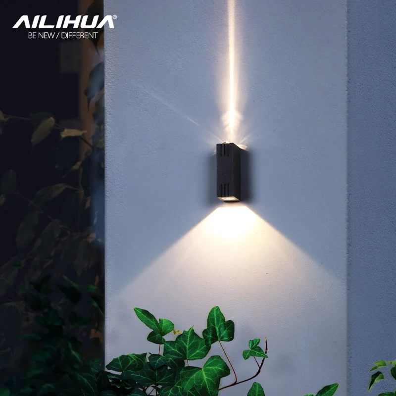 Waterproof outdoor wall lamp creative personality led courtyard wall lamp villa balcony garden landscape lighting lamp